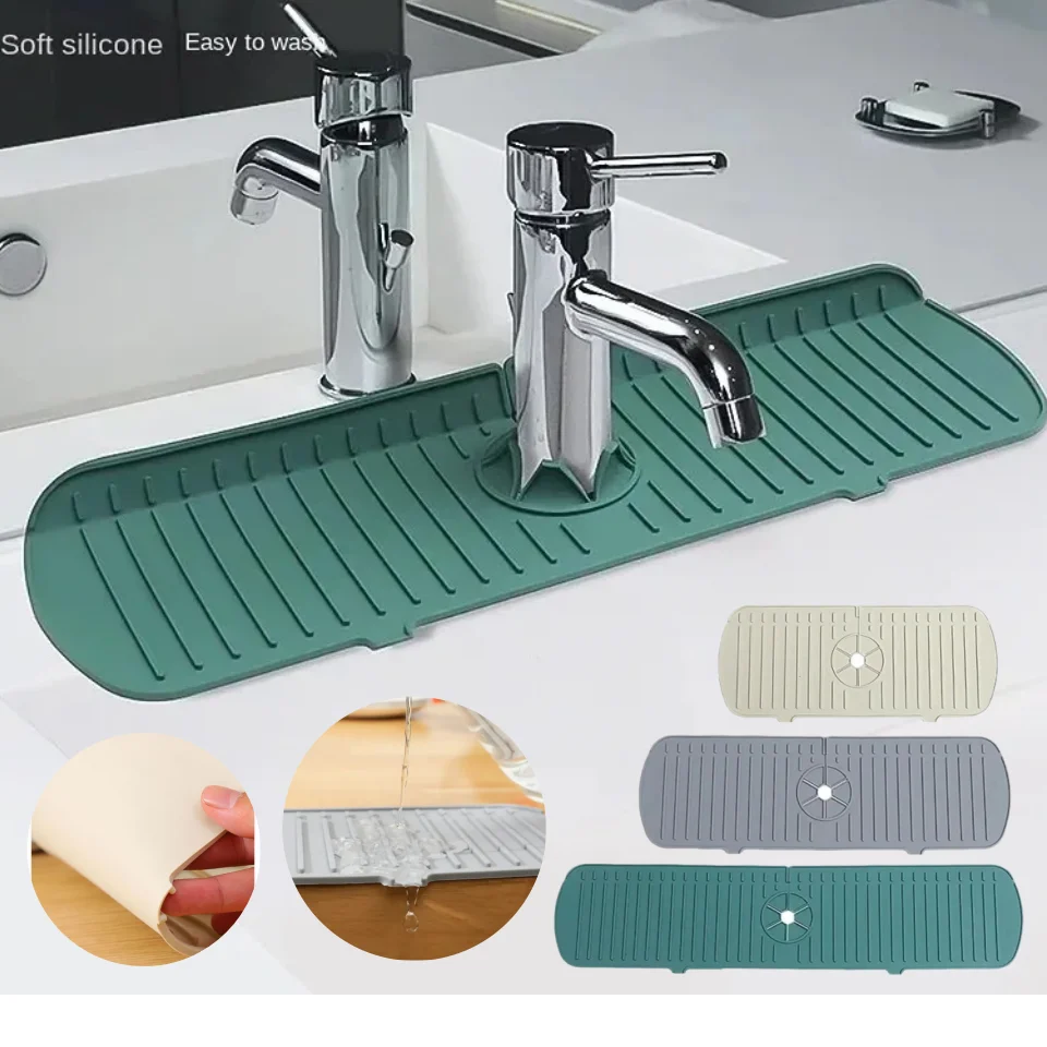 Silicone Tap Washer - Kitchen Faucet Splash Pad Silicone Sink