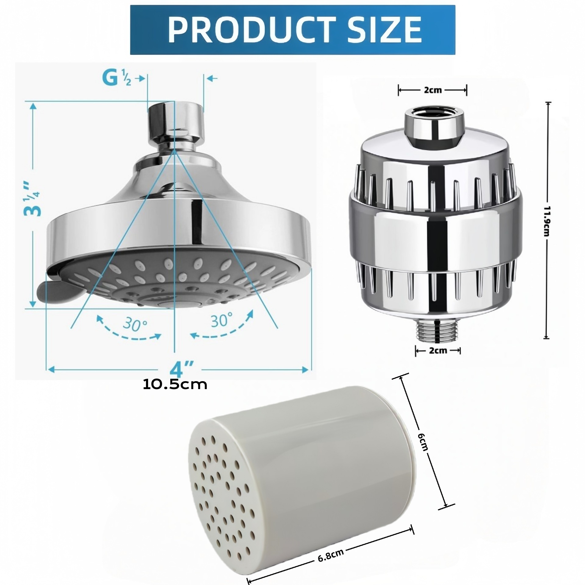 15/20/25/30 Layer Filter Stage - Shower Valve Cartridge review and price