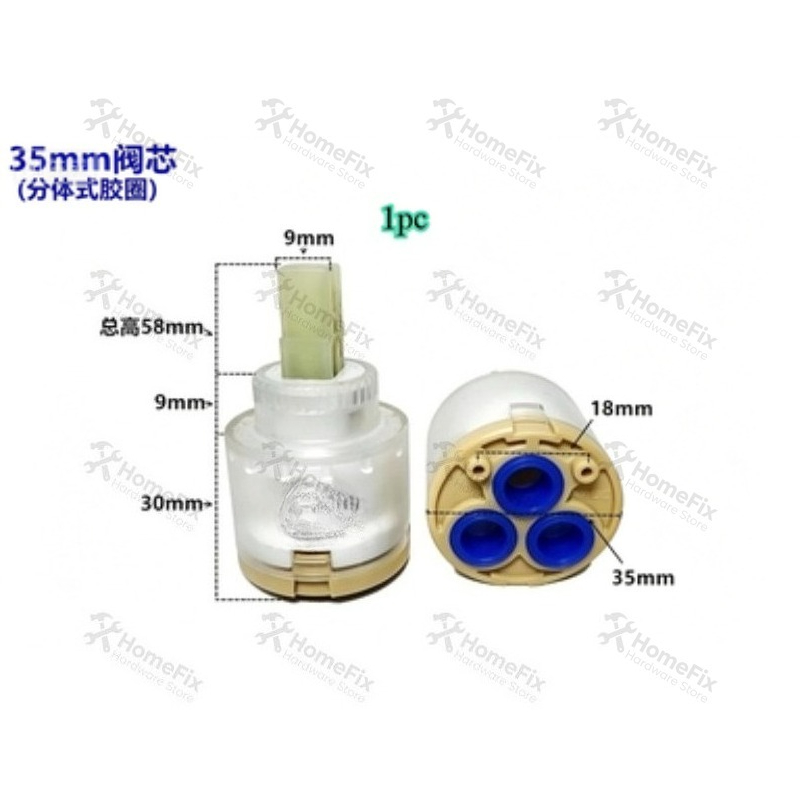 1Pcs Ceramic Valve Core 28mm 3 - Basin Mixer Cartridge review and price