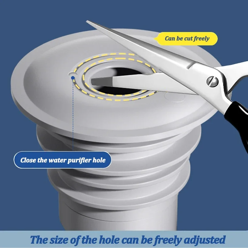 Silicone Bathroom Sewer Seal R - Drain Pipe Clip review and price
