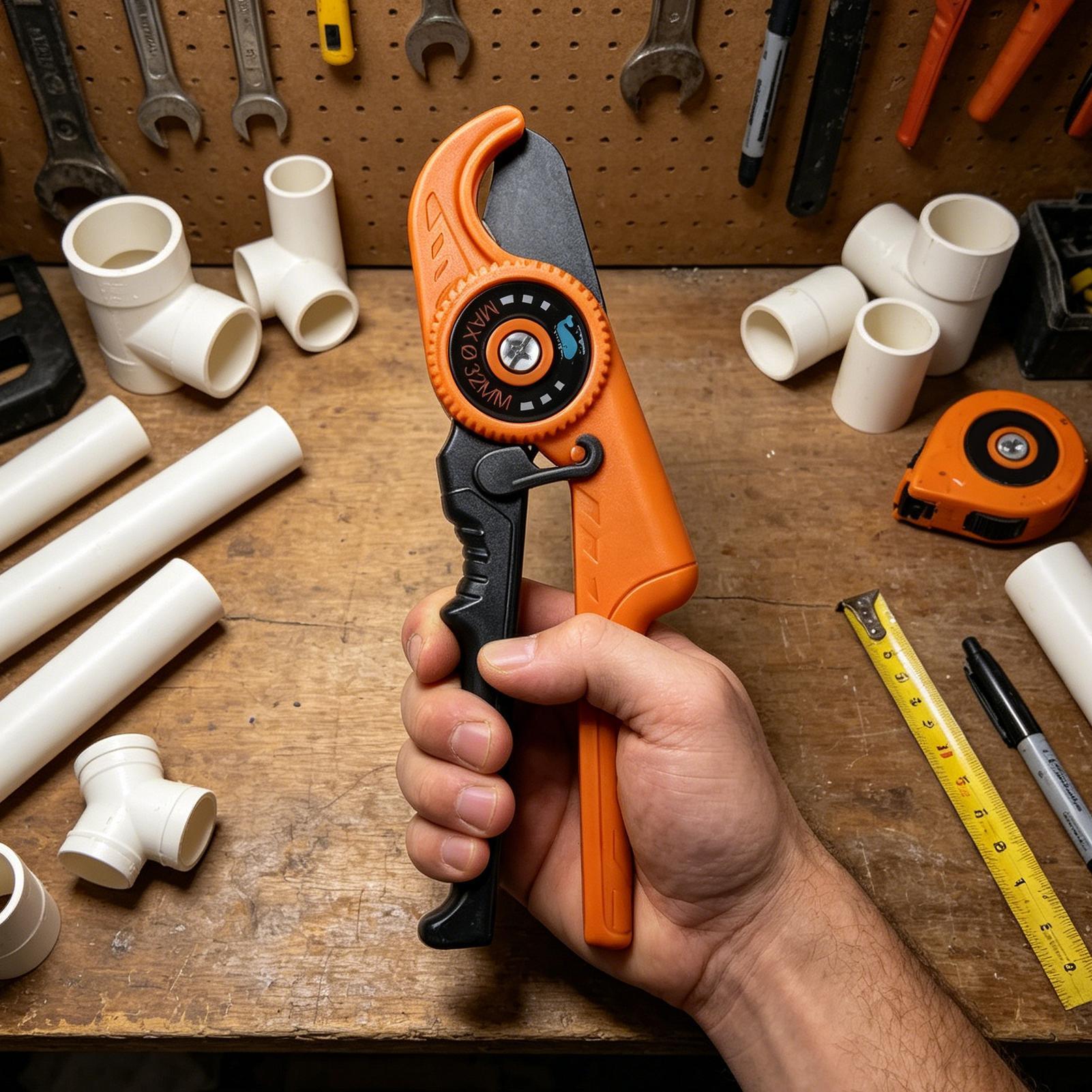Ratcheting PVC Cutter Ergonomi - Pipe Cutter Ratchet review and price
